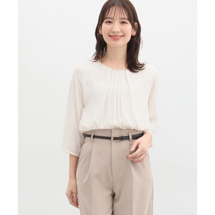 トップス ブラウス オフィス | Honeys | 詳細画像3 
