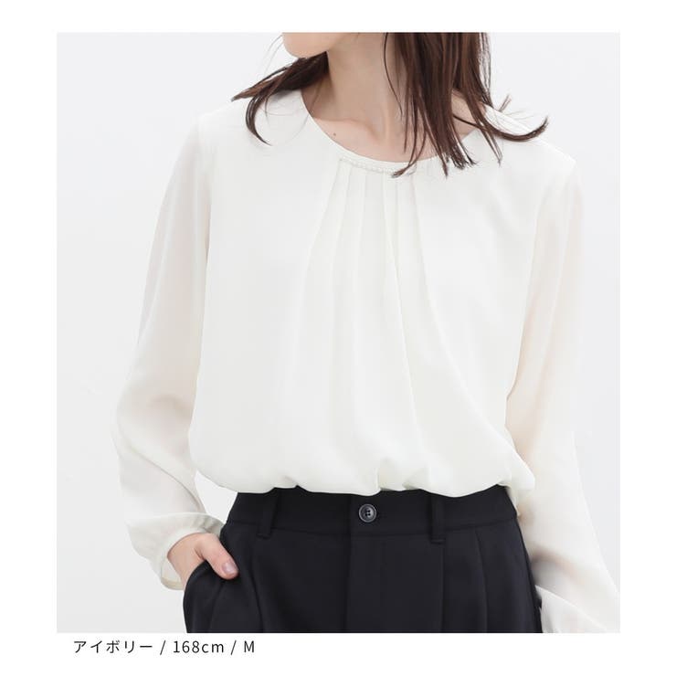 トップス ブラウス 長袖 | Honeys | 詳細画像10 