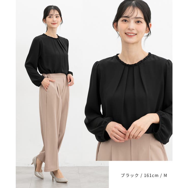 トップス ブラウス 長袖 | Honeys | 詳細画像8 