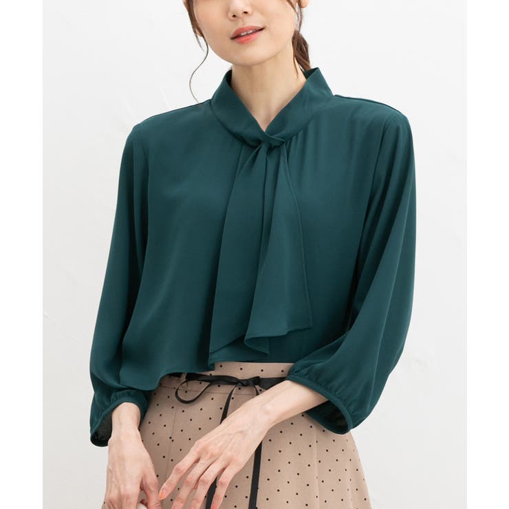 グリーン | トップス ブラウス 大きいサイズ | Honeys