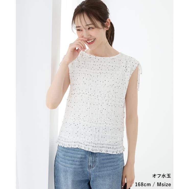 トップス ブラウス ノースリーブ | Honeys | 詳細画像8 