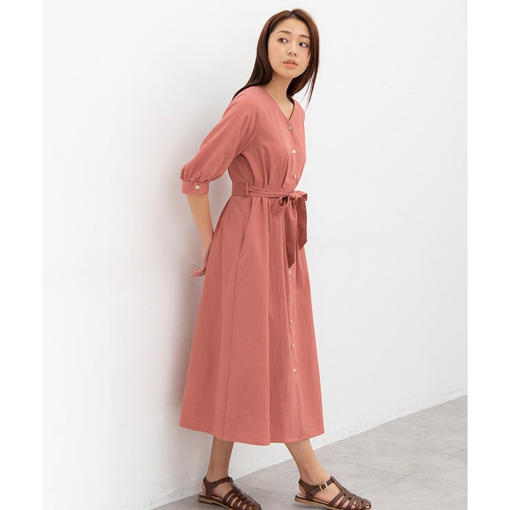 【ハニーズ】ワンピース ロング丈 6分袖 | Honeys | 詳細画像15 