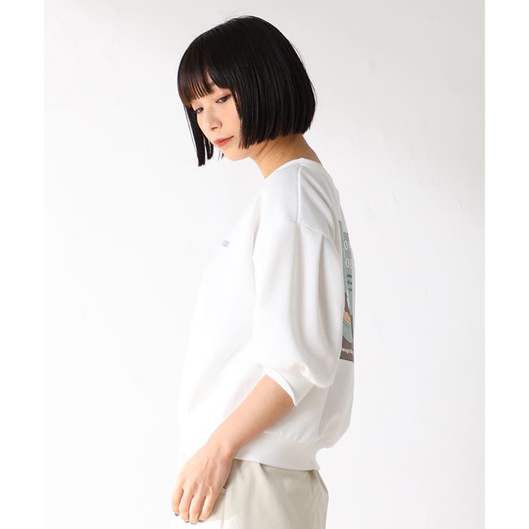 トップス トレーナー 7分袖 品番 Hnsw0003361 Honeys ハニーズ のレディースファッション通販 Shoplist ショップリスト