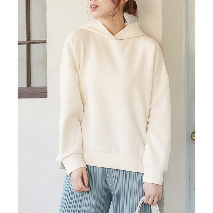 アイボリー | 【ハニーズ】トップス パーカー 長袖 | Honeys