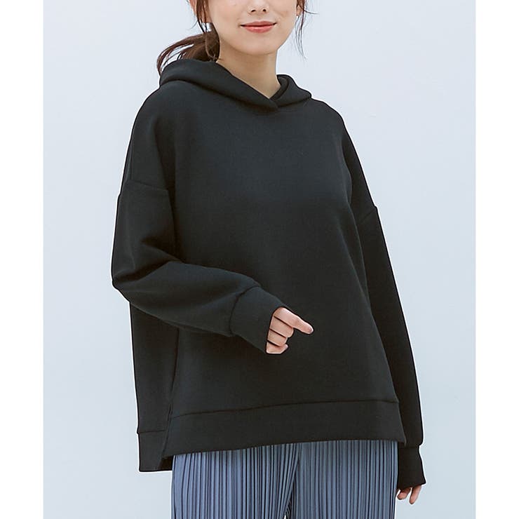 ブラック | 【ハニーズ】トップス パーカー 長袖 | Honeys