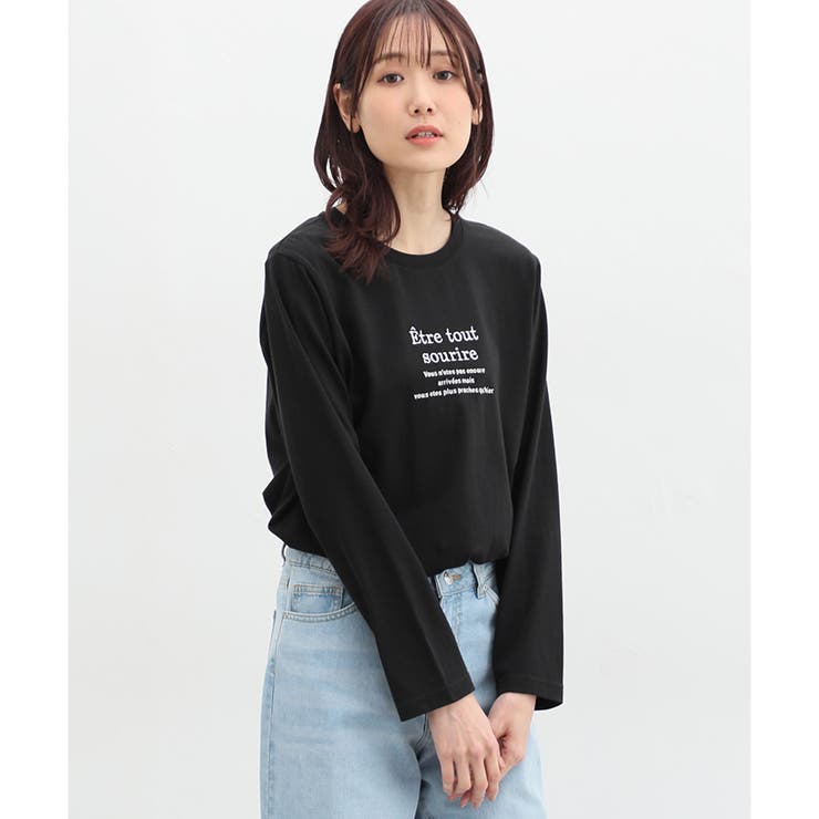 トップス カットソー Tシャツ[品番：HNSW0008642]｜Honeys（ハニーズ