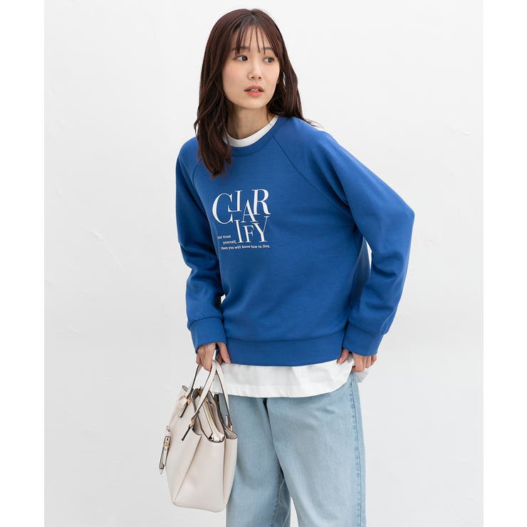 ブルー | トップス スウェット 長袖 | Honeys