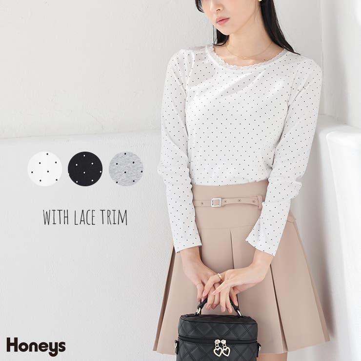 トップス カットソー 長袖 | Honeys | 詳細画像1 