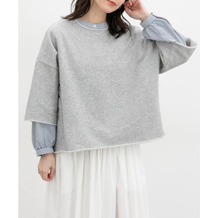 杢グレー | トップス スウェット フリーサイズ | Honeys