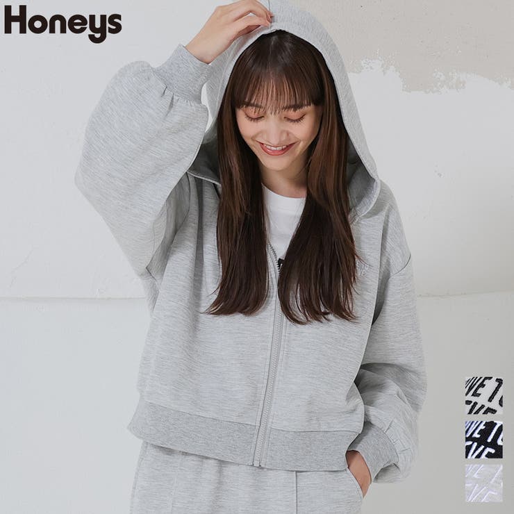 トップス パーカー 長袖[品番：HNSW0008482]｜Honeys（ハニーズ）のレディースファッション通販｜SHOPLIST（ショップリスト）