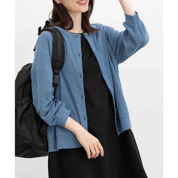 ブルー | トップス カーディガン カットソー | Honeys