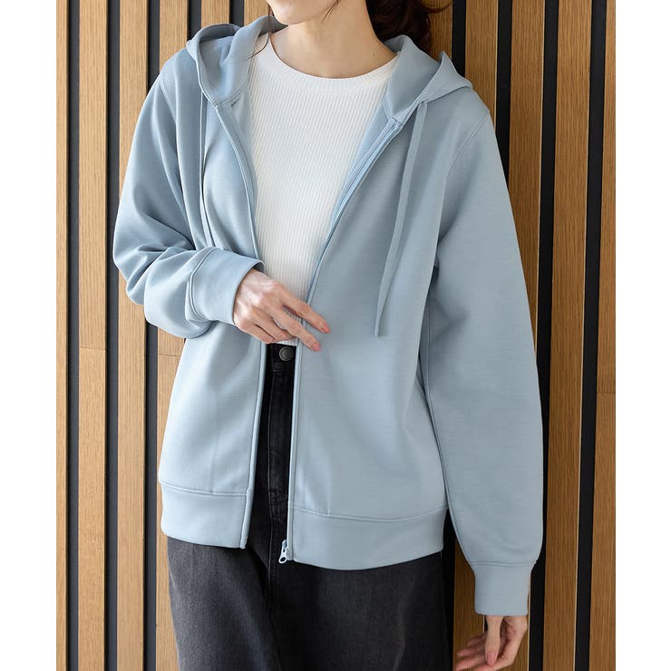 サックス | トップス パーカー ジップパーカー | Honeys