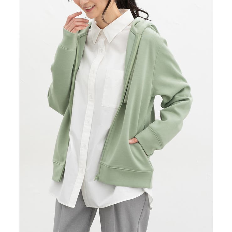 ミント | トップス パーカー ジップパーカー | Honeys