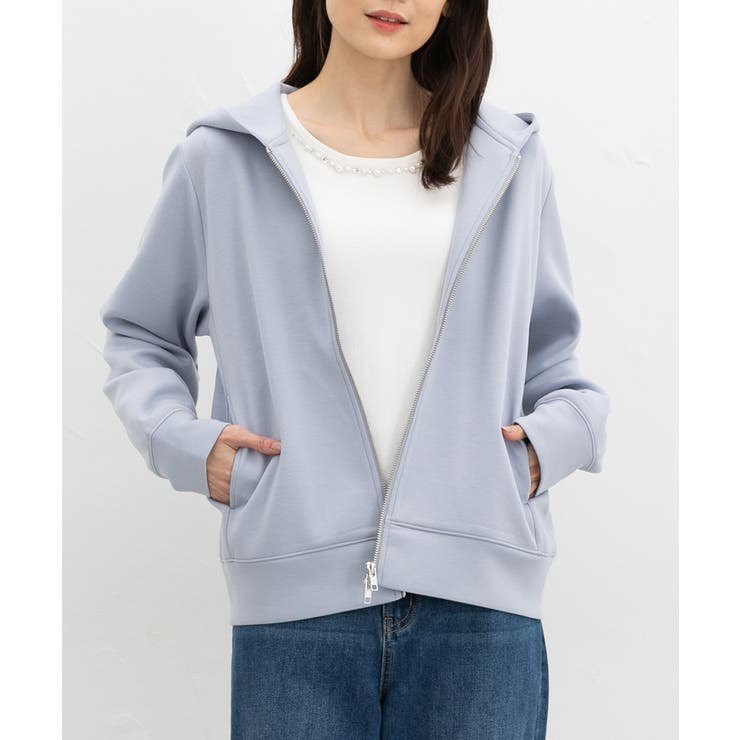 サックス | トップス パーカー ジップパーカー | Honeys