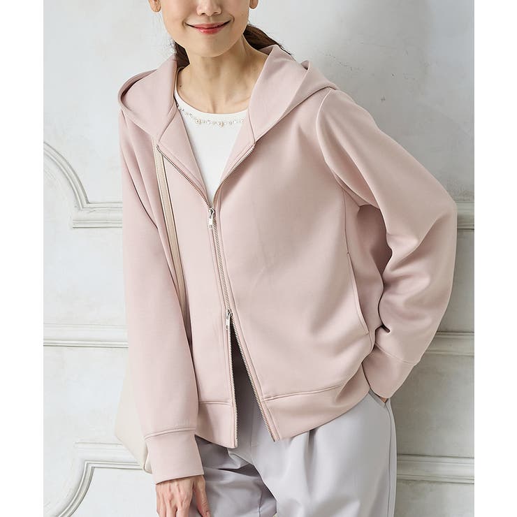 ピンク | トップス パーカー ジップパーカー | Honeys