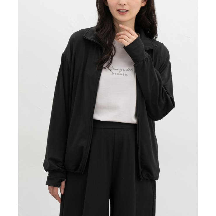 ブラック | トップス ラッシュガード 長袖 | Honeys