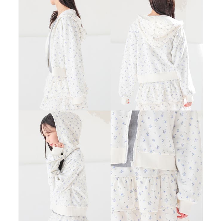 トップス パーカー ジップパーカー | Honeys | 詳細画像16 