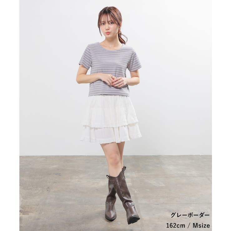トップス カットソー 半袖 | Honeys | 詳細画像6 