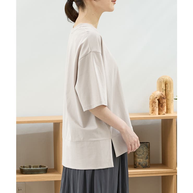 トップス Tシャツ ５分袖Tシャツ | Honeys | 詳細画像14 