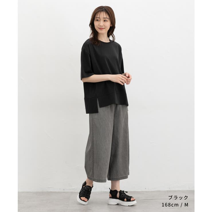 トップス Tシャツ ５分袖Tシャツ | Honeys | 詳細画像3 