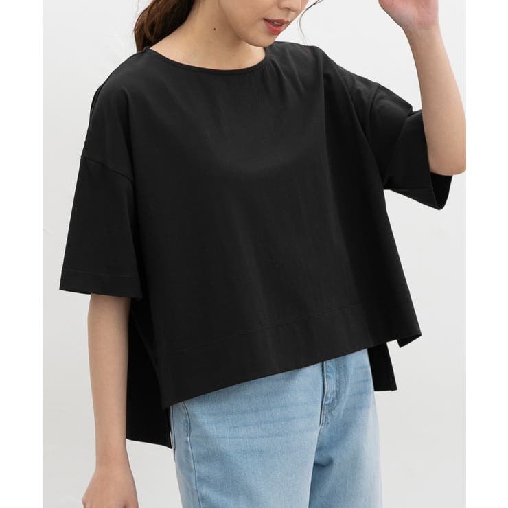 ブラック | トップス Tシャツ 半袖Tシャツ | Honeys
