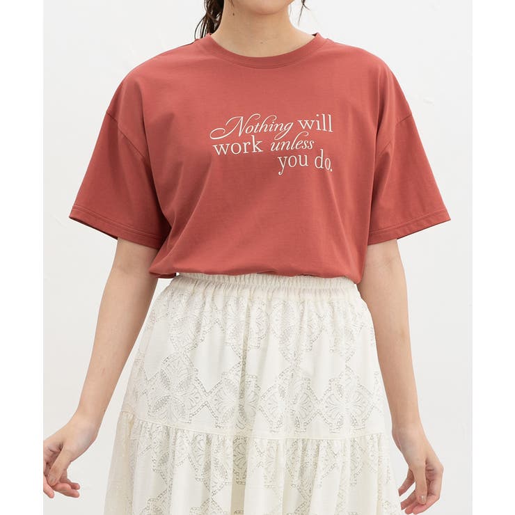 オレンジピンク | トップス Tシャツ 半袖Tシャツ | Honeys