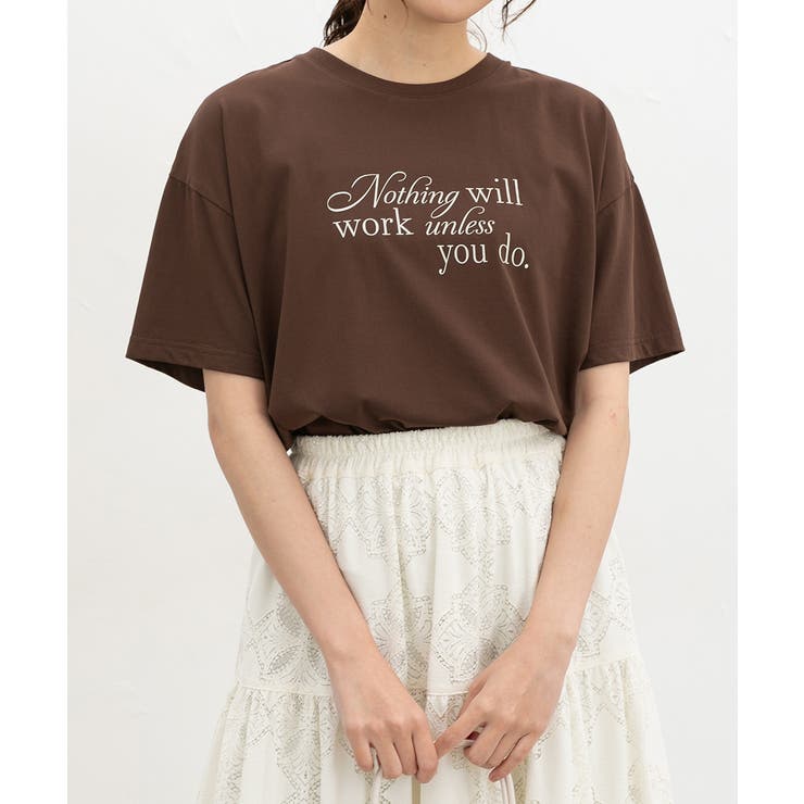 ブラウン | トップス Tシャツ 半袖Tシャツ | Honeys