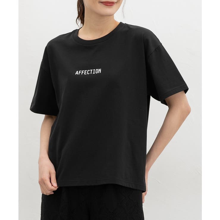 ブラック | トップス Tシャツ 半袖Tシャツ | Honeys