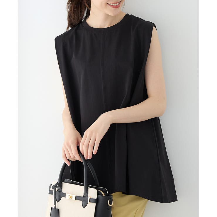 ブラック | トップス カットソー ノースリーブ | Honeys