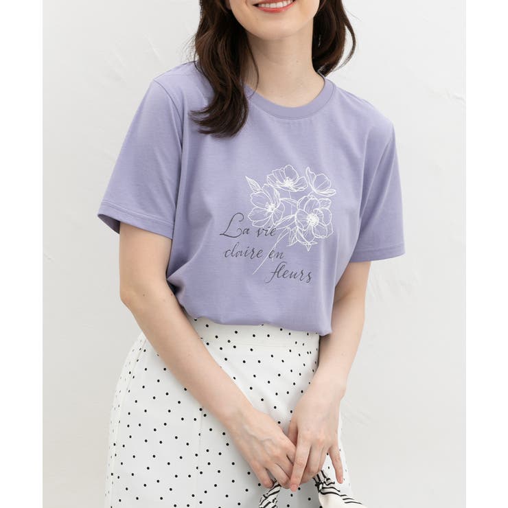 ラベンダー | トップス Tシャツ 半袖Tシャツ | Honeys