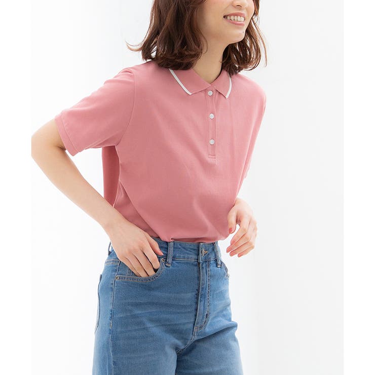 トップス ポロシャツ 半袖 品番 Hnsw Honeys ハニーズ のレディースファッション通販 Shoplist ショップリスト