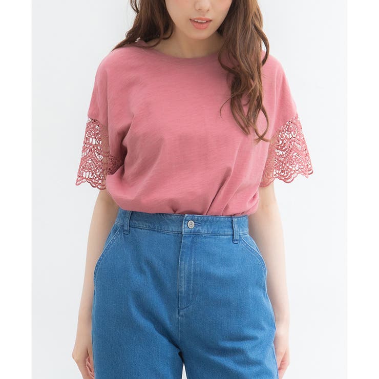 ピンク | 【ハニーズ】Tシャツ トップス UVカット | Honeys