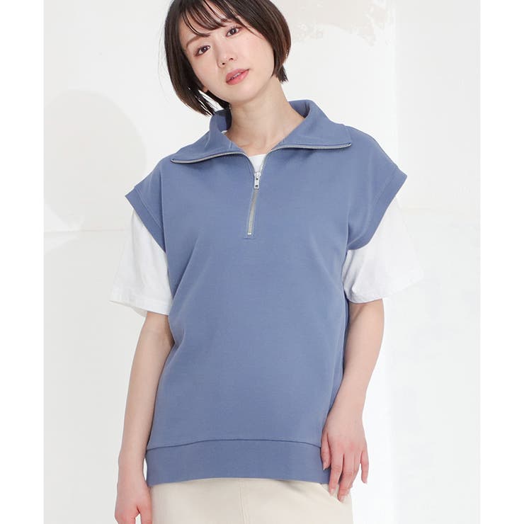 【専用】✨PLEATS PLEASE フレンチスリーブ トップス バイカラー L フレンチスリーブバイカラートップス Day and Grade