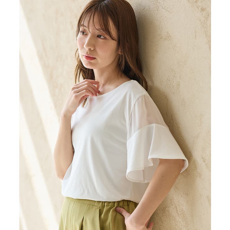 Tシャツ カットソー きれいめ[品番：HNSW0009275]｜Honeys（ハニーズ）のレディースファッション通販｜SHOPLIST（ショップリスト）