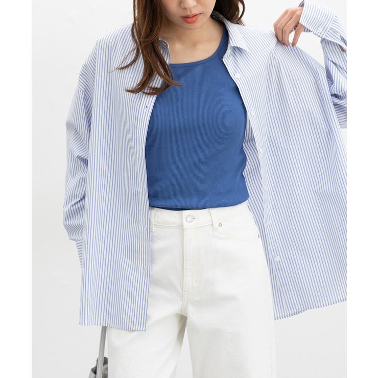 ブルー | トップス タンクトップ UVカット | Honeys