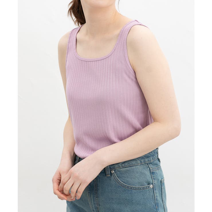ピンクパープル | トップス タンクトップ UVカット | Honeys