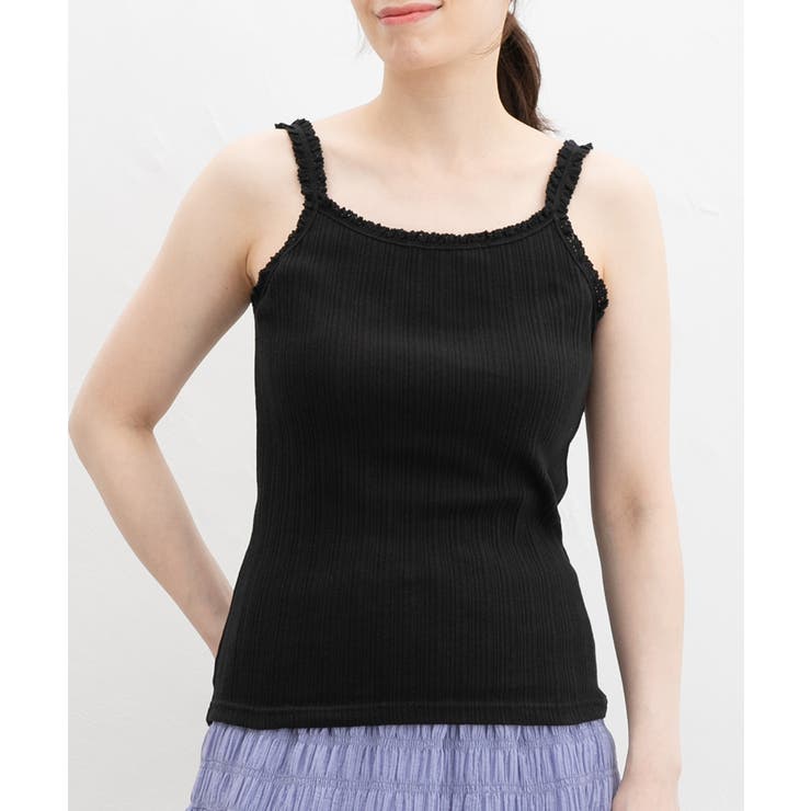 ブラック | トップス キャミソール UVカット | Honeys