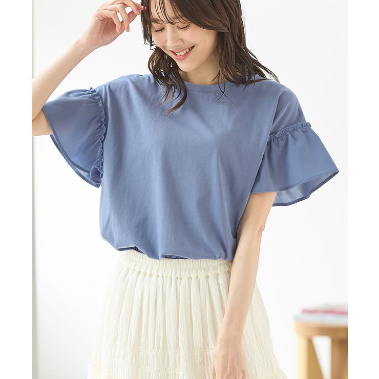 ブルー | トップス Tシャツ 半袖Tシャツ | Honeys