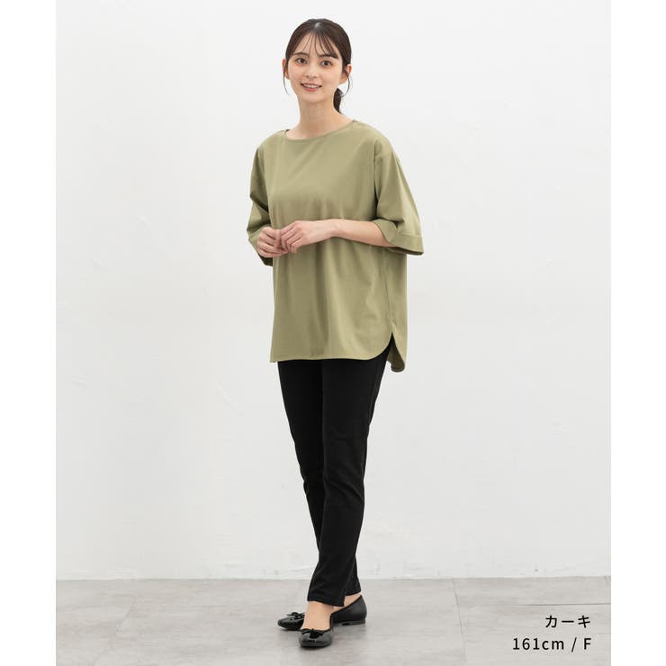 トップス Tシャツ ５分袖Tシャツ | Honeys | 詳細画像10 