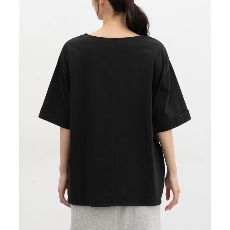 トップス Tシャツ ５分袖Tシャツ | Honeys | 詳細画像14 