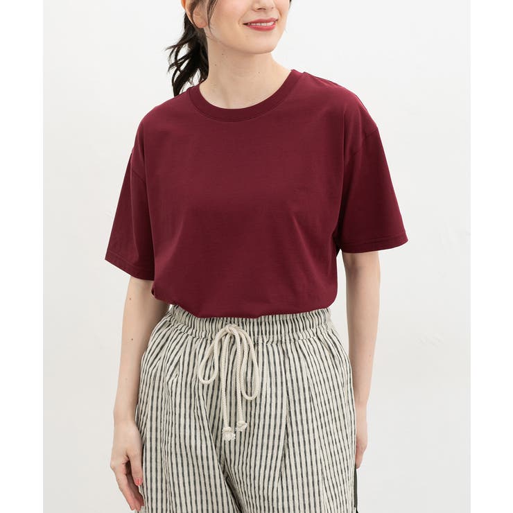 ボルドー | トップス Tシャツ 半袖Tシャツ | Honeys
