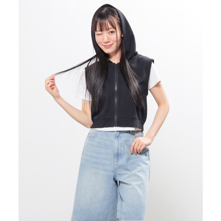 トップス パーカー ジップパーカー | Honeys | 詳細画像5 