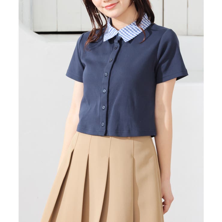 トップス カーディガン 半袖 | Honeys | 詳細画像6 