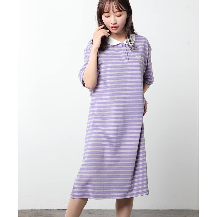 ワンピース ポロワンピ 半袖[品番：HNSW0005612]｜Honeys