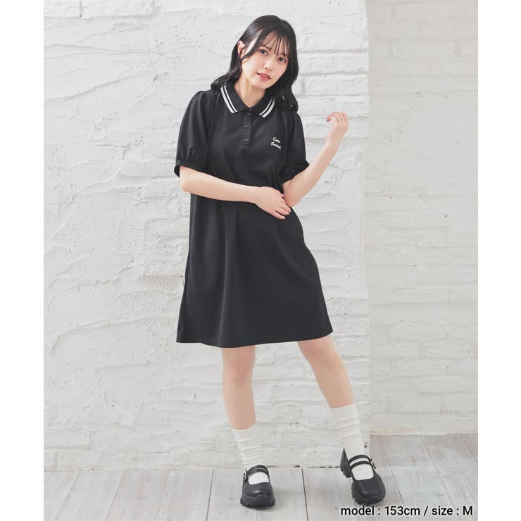 ワンピース 半袖 ミニ丈[品番：HNSW0010995]｜Honeys（ハニーズ