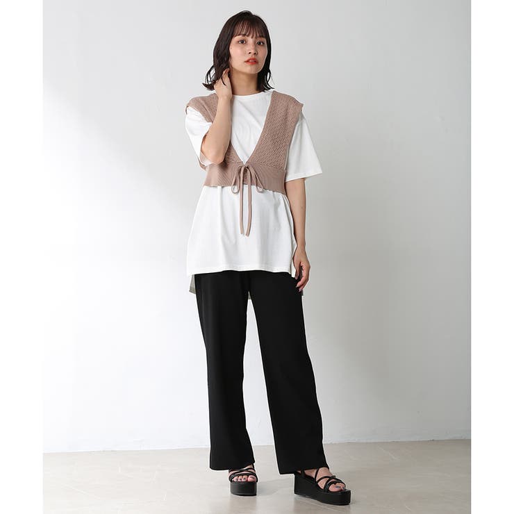 【ハニーズ】パンツ ストレートパンツ セルフカット | Honeys | 詳細画像2 