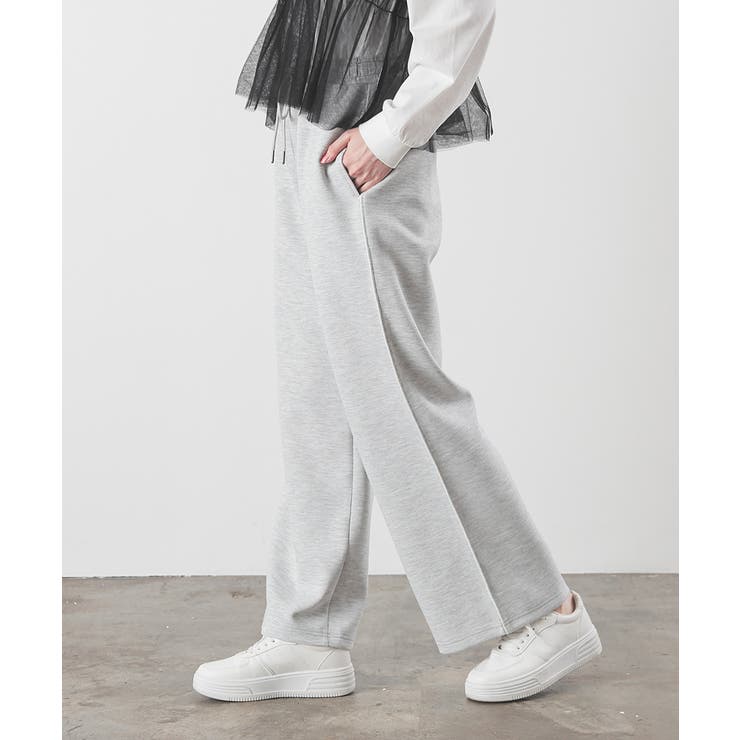 杢グレー | ボトムス パンツ ライン | Honeys