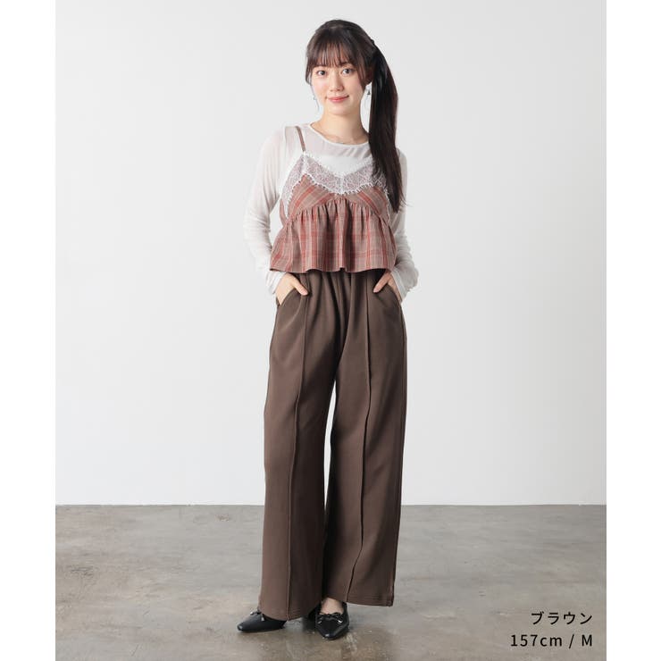 ボトムス パンツ ワイドパンツ | Honeys | 詳細画像9 
