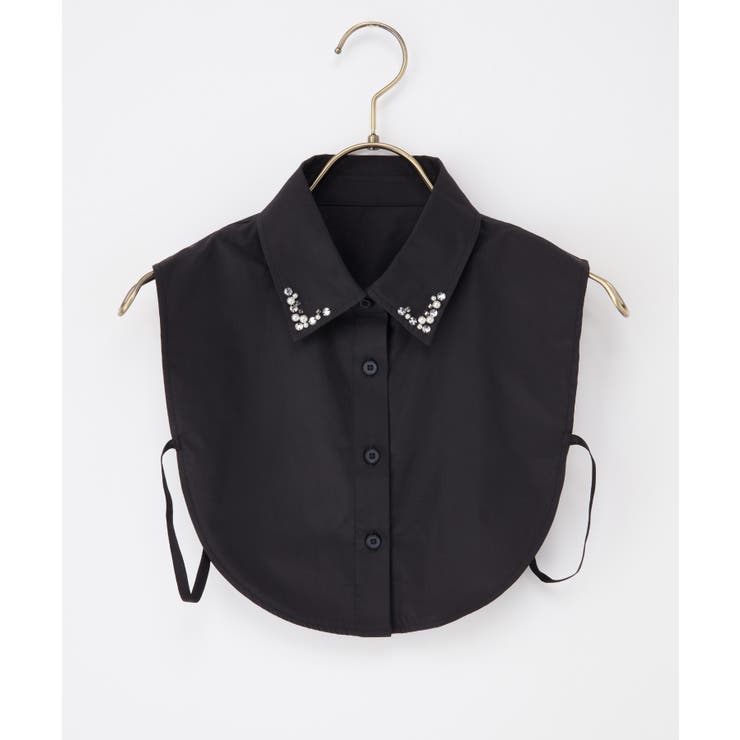 付け衿 パールビジュー レギュラーカラー | Honeys | 詳細画像13 