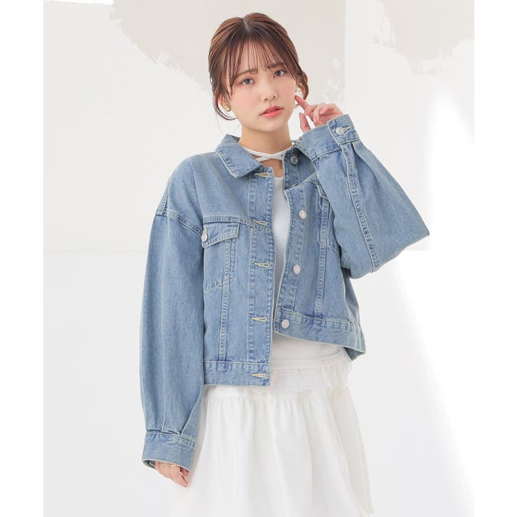 ユーズドブルー | アウター ジャケット Gジャン | Honeys